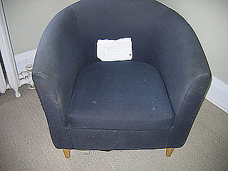 Before and After:  A Free Ikea Chair Gets a Facelift
