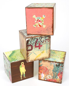 DIY: Collage Blocks