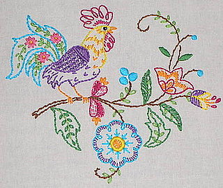 DIY: Lilyvanilli's Rooster Tea Towel