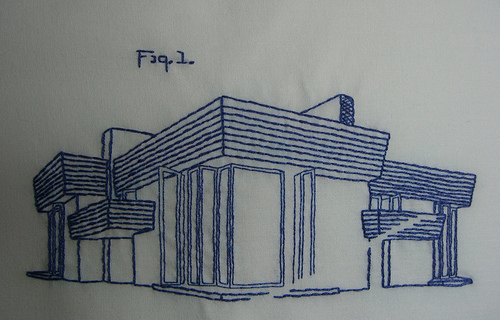 Cool Idea: Frank Lloyd Wright in Thread