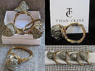 Crave Worthy: Pyrite Napkin Rings