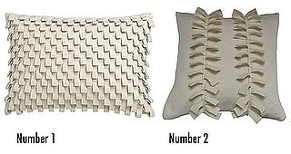 Less or More: Textured White Pillows 