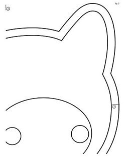 Casa Beta: Amy Butler's Free Birdie the Cat Pillow Pattern 