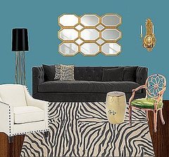One Zebra Rug, Two Ways One Zebra Rug, Two Ways