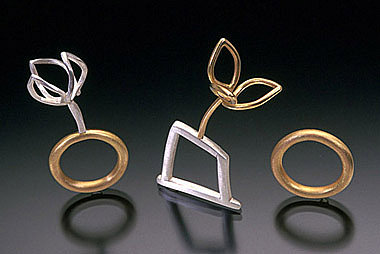Sarah Hood, jewelry artist :: Jewelry :: Gold & Silver :: Three Rings