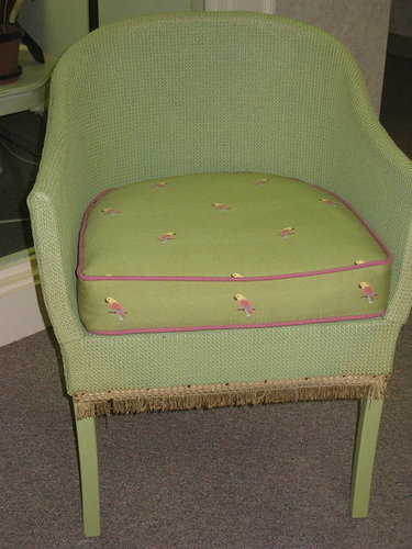 Custom Cushion for Wicker Chair
