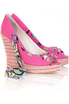 Emilio Pucci Espadrille wedges | NET-A-PORTER.COM