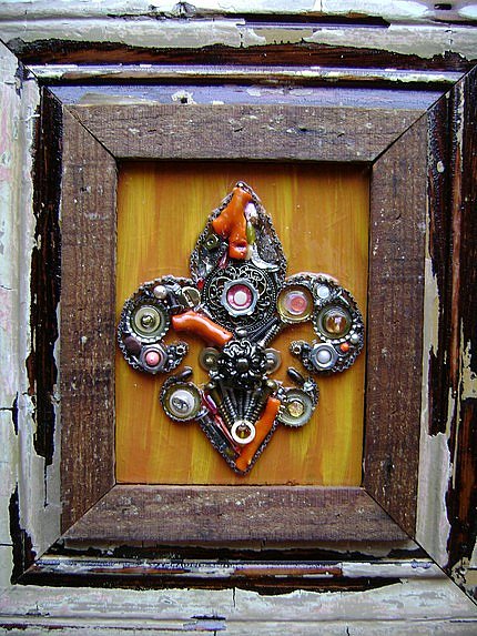 Etsy :: nolasalvage :: Fleur Debris---Coral
