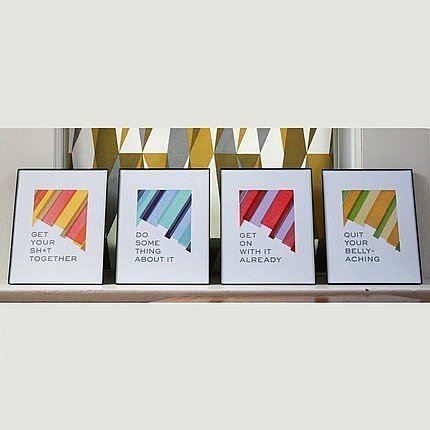 Etsy :: orangebeautiful :: Motivation Posters 4 Prints