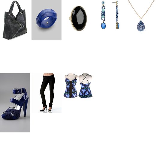 blue casual 
