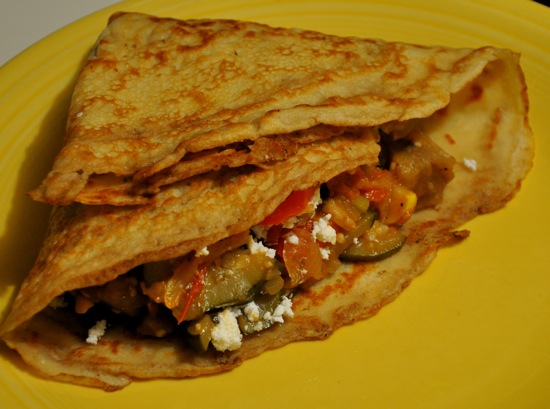 Ratatouille Crepes With Goat Cheese Ratatouille Crepes With Goat Cheese
