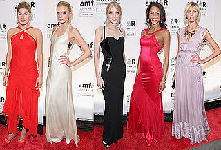 Photos of Doutzen Kroes, Lily Donaldson, Jessica Stam, Noemie Lenoir, and Anja Rubik at amfAR New York Gala