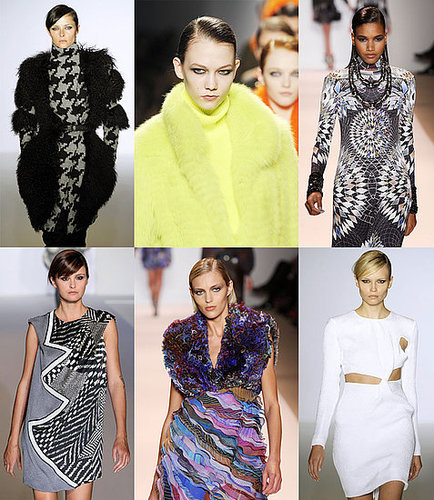 Anja Rubik, Karlie Kloss, Natasha Poly, Arlenis Sosa, Tasha Tilberg, Trish Goff at New York Fashion Week