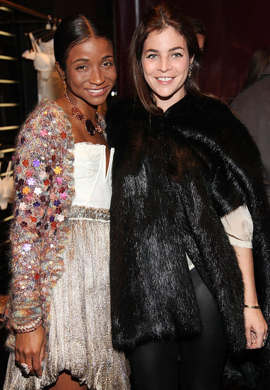 Genevieve Jones and Julia Restoin-Roitfeld Genevieve Jones and Julia Restoin-Roitfeld
