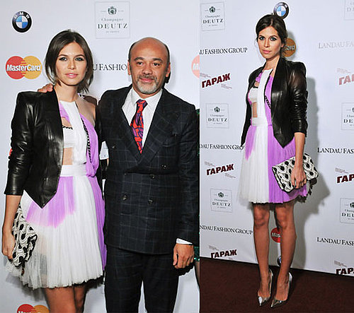 Pop Magazine Editor Dasha Zhukova in Rodarte Dress at Fetish by Christian Louboutin and David Lynch Exhibition