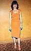 Photo of Carla Gugino in Orange Dress at Desire Under the Elms Photocall in NYC