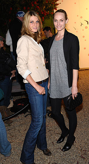 Angela Lindvall and Amber Valetta