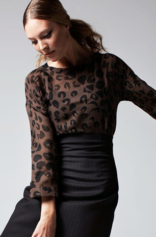 The Look For Less: Jenni Kayne Square Leopard Tunic 