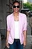 Photo of Singer Ciara in NYC Wearing Pink Blazer