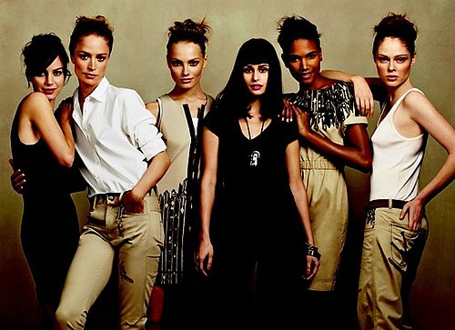 Gap Design Editions Summer '09 Ad Campaign Featuring Raquel Zimmerman, Anna Jagodzinska, Arlenis Sosa, and Coco Rocha