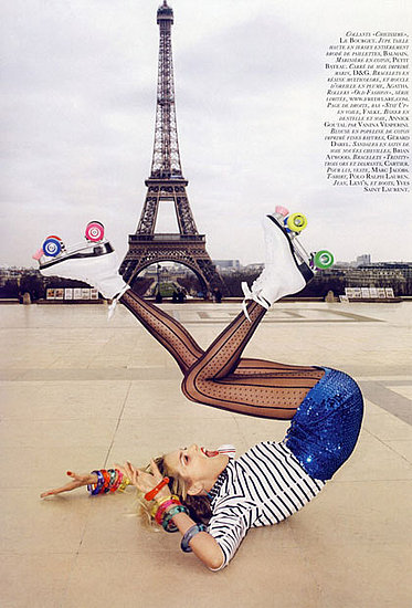 Girls on Film: Anja Rubik and Natasha Poly, Vogue Paris, June/July '09 