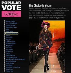 CFDA Announces Popular Vote Award CFDA Announces Popular Vote Award