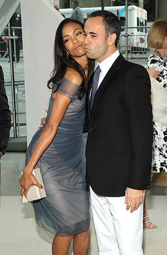 Zoe Saldana & Calvin Klein's Francisco Costa Zoe Saldana & Calvin Klein's Francisco Costa