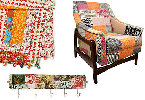 Patchwork Quilt-Inspired Chairs and Other Homewares