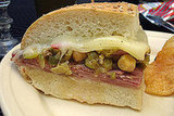 Hot Muffuletta Sandwich Hot Muffuletta Sandwich