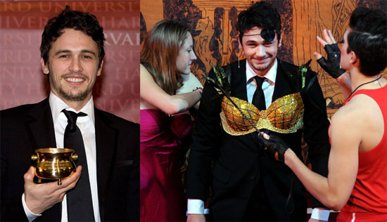 James Franco Receives the Hasty Pudding Pot James Franco Receives the Hasty Pudding Pot