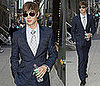 Chace on The Set of Gossip Girl