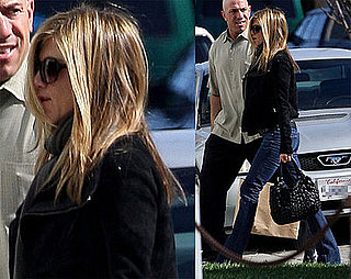 Photos of Jennifer Aniston Heading to a LA Photo Studio on her 40th Birthday