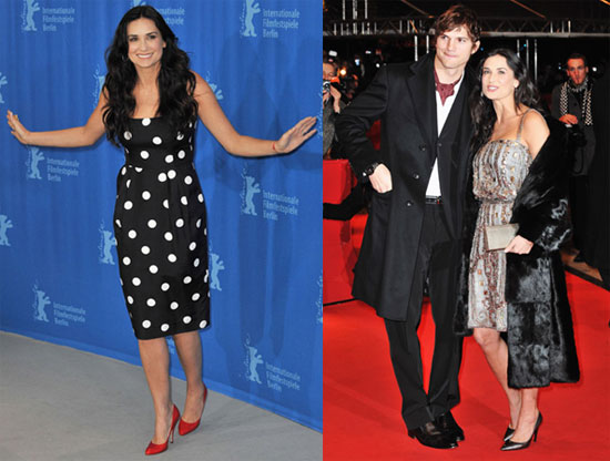 Demi and Ashton at the Berlin Film Festival