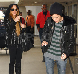 Lindsay and Sam at LAX