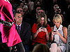 Paris Hilton and Nicky Hilton Text During Fashion Show