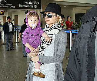 Photo of Nicole Richie and Harlow Madden at LAX
