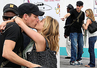 Photos of Jennifer Aniston and John Mayer Kissing at Bahamas Airport After Valentine's Day