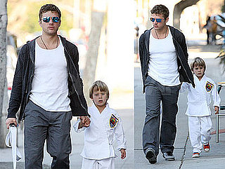 Photos of Ryan Phillippe and Deacon Phillippe in Karate Outfit in LA