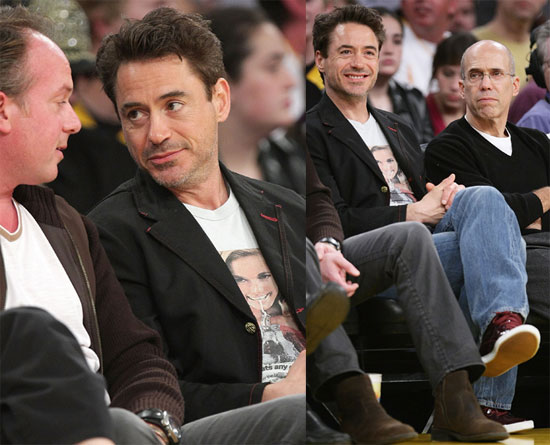 Celebrities Watch the Lakers