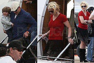Photos of Britney Spears arriving in Mississippi for her Circus Tour