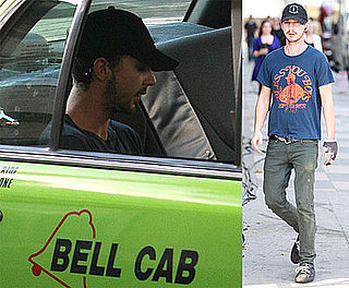 Photos of Shia LaBeouf in a Cab