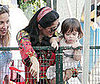 Photo of Salma Hayek and Valentina Pinault at a Famers Market in LA
