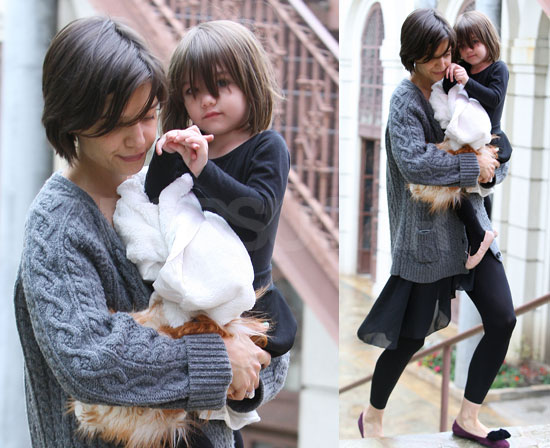 Katie and Suri in the Rain