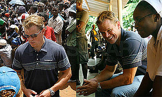 Photos of Matt Damon in South Africa For Not on Our Watch