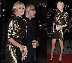 Hot Charlize Burns Up the Red Carpet in Paris Hot Charlize Burns Up the Red Carpet in Paris