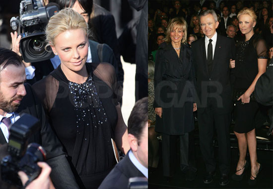 Photos of Charlize Theron at the Christian Dior Show During 2009 Paris Fall Fashion Week Photos of Charlize Theron at the Christian Dior Show During 2009 Paris Fall Fashion Week
