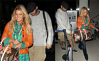 Photos of Jessica Simpson and Tony Romo at LAX