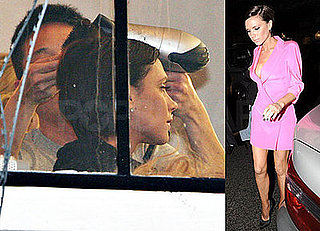 Photo of Victoria Beckham Wearing Hot Pink in London