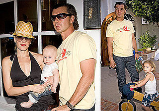 Photos of Gwen Stefani, Gavin Rossdale, Kingston Rossdale, Zuma Rossdale at Tennis Charity Event