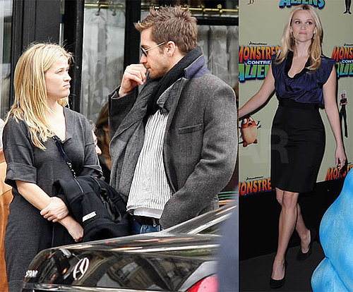 Photos of Reese Witherspoon and Jake Gyllenhaal Shopping in Paris Before the Premiere of Monsters Vs. Aliens